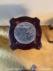 MaxSold Auction: Tall Chinese Rosewood Carved Plant Stand with Marble Insert - Toronto (Ontario, Canada) SELLER MANAGED Estate Sale Online Auction - Bridgeland Avenue (STORAGE)