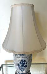 MaxSold Auction: Vintage Chinoiserie Blue and White Porcelain Ginger Jar Lamp - Toronto (Ontario, Canada) SELLER MANAGED Estate Sale Online Auction - Bridgeland Avenue (STORAGE)