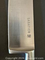 MaxSold Auction: Assorted Chef & Bread Knives (J.A. Henckels & Sabatier) & Sharpening Stone - Lot of 5 - Toronto (Ontario, Canada) SELLER MANAGED Downsizing Online Auction - Logan Avenue