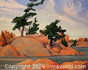 MaxSold Auction: Island Georgian Bay (1926) by Franklin Carmichael (Group of Seven) - Giclee Print - 24 x 20 inches - Toronto (Ontario, Canada) SELLER MANAGED Downsizing Online Auction - Logan Avenue