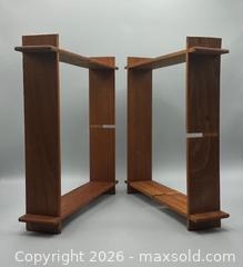 MaxSold Auction: Mid-Century Modern Display Shelf - 17 x 17 inches - Toronto (Ontario, Canada) SELLER MANAGED Downsizing Online Auction - Logan Avenue