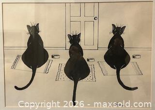 MaxSold Auction: Original Art - "Great Expectations" Chinese Ink Painting by Joan Spooner - 14.5 x 18.5 inches - Toronto (Ontario, Canada) SELLER MANAGED Downsizing Online Auction - Logan Avenue
