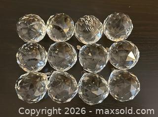 MaxSold Auction: Ornamental Chandelier Pendants - Beautiful Glass Prism - Lot of 12 - Toronto (Ontario, Canada) SELLER MANAGED Downsizing Online Auction - Logan Avenue