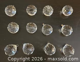 MaxSold Auction: Ornamental Chandelier Pendants - Beautiful Glass Prism - Lot of 12 - Toronto (Ontario, Canada) SELLER MANAGED Downsizing Online Auction - Logan Avenue