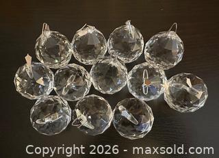 MaxSold Auction: Ornamental Chandelier Pendants - Beautiful Glass Prism - Lot of 12 - Toronto (Ontario, Canada) SELLER MANAGED Downsizing Online Auction - Logan Avenue