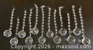 MaxSold Auction: Ornamental Chandelier Strands - Beautiful Glass Prism - Lot of 12 - Toronto (Ontario, Canada) SELLER MANAGED Downsizing Online Auction - Logan Avenue