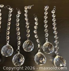 MaxSold Auction: Ornamental Chandelier Strands - Beautiful Glass Prism - Lot of 12 - Toronto (Ontario, Canada) SELLER MANAGED Downsizing Online Auction - Logan Avenue