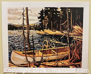 MaxSold Auction: The Canoe (1912) by Tom Thomson - Giclee Print - 24 x 20 inches - Toronto (Ontario, Canada) SELLER MANAGED Downsizing Online Auction - Logan Avenue