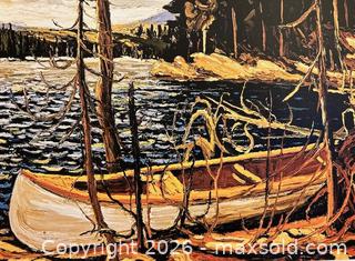 MaxSold Auction: The Canoe (1912) by Tom Thomson - Giclee Print - 24 x 20 inches - Toronto (Ontario, Canada) SELLER MANAGED Downsizing Online Auction - Logan Avenue