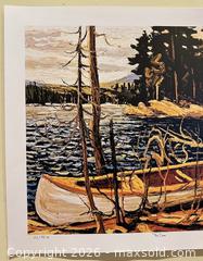 MaxSold Auction: The Canoe (1912) by Tom Thomson - Giclee Print - 24 x 20 inches - Toronto (Ontario, Canada) SELLER MANAGED Downsizing Online Auction - Logan Avenue
