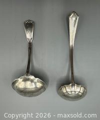 MaxSold Auction: Vintage STERLING SILVER Ladles - Lot of 2 - Toronto (Ontario, Canada) SELLER MANAGED Downsizing Online Auction - Logan Avenue