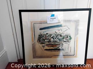 MaxSold Auction: 3 Framed Wall Art Watercolor Painting, Print and  - Cambridge (Massachusetts, USA) PARTNER MANAGED Estate Sale Online Auction - Creighton Street                  