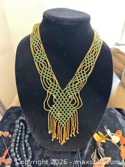 MaxSold Auction: Handmade Boho Statement Necklaces - Cambridge (Massachusetts, USA) PARTNER MANAGED Estate Sale Online Auction - Creighton Street                  