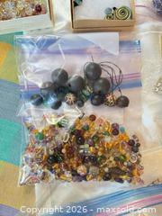 MaxSold Auction: Jewelry Making:  Mixed Glass, Stone & Metal Bead Lot — 100–300 Pieces - Cambridge (Massachusetts, USA) PARTNER MANAGED Estate Sale Online Auction - Creighton Street                  