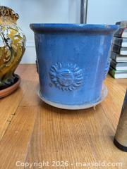 MaxSold Auction: Lot of 3 Decorative Plant Pots / Planters - Mixed Materials - Cambridge (Massachusetts, USA) PARTNER MANAGED Estate Sale Online Auction - Creighton Street                  