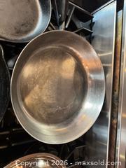 MaxSold Auction: Mixed Cast Iron and Stainless Steel Pan Set, 6 Pieces - Cambridge (Massachusetts, USA) PARTNER MANAGED Estate Sale Online Auction - Creighton Street                  