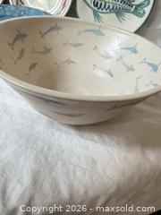 MaxSold Auction: Mixed Ceramic Tableware Lot with Hand-Painted Fish & Blue Star - Cambridge (Massachusetts, USA) PARTNER MANAGED Estate Sale Online Auction - Creighton Street                  