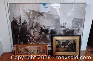 MaxSold Auction: Multiple Framed Artworks — Oil on Wood, Framed Prints - Cambridge (Massachusetts, USA) PARTNER MANAGED Estate Sale Online Auction - Creighton Street                  