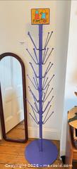 MaxSold Auction: Puppetitos Painted Purple Metal Coat/Hat Tree - Cambridge (Massachusetts, USA) PARTNER MANAGED Estate Sale Online Auction - Creighton Street                  