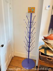 MaxSold Auction: Puppetitos Painted Purple Metal Coat/Hat Tree - Cambridge (Massachusetts, USA) PARTNER MANAGED Estate Sale Online Auction - Creighton Street                  