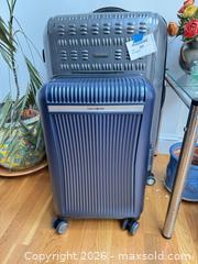 MaxSold Auction: Samsonite individual 2-Piece Hard-Shell Spinner Luggage Set, Silver/Blue - Cambridge (Massachusetts, USA) PARTNER MANAGED Estate Sale Online Auction - Creighton Street                  