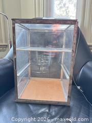 MaxSold Auction: Small Glass Countertop Curio Display Case, 10×10×15–16 in - Cambridge (Massachusetts, USA) PARTNER MANAGED Estate Sale Online Auction - Creighton Street                  