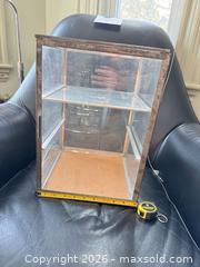 MaxSold Auction: Small Glass Countertop Curio Display Case, 10×10×15–16 in - Cambridge (Massachusetts, USA) PARTNER MANAGED Estate Sale Online Auction - Creighton Street                  