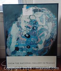 MaxSold Auction: Two Framed Museum Reproduction Posters (Klimt & Abstract) - Cambridge (Massachusetts, USA) PARTNER MANAGED Estate Sale Online Auction - Creighton Street                  