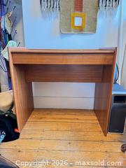 MaxSold Auction: Vintage Wood Dressing/Vanity Table with Victorian-Style Carved Chair - Cambridge (Massachusetts, USA) PARTNER MANAGED Estate Sale Online Auction - Creighton Street                  