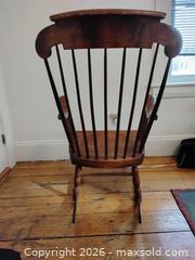 MaxSold Auction: Windsor-Style Spindle-Back Rocking Chair, Solid Hardwood - Cambridge (Massachusetts, USA) PARTNER MANAGED Estate Sale Online Auction - Creighton Street                  