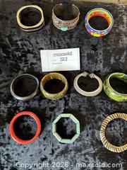 MaxSold Auction: Women's Bracelets & Bangles — Varied Materials - Cambridge (Massachusetts, USA) PARTNER MANAGED Estate Sale Online Auction - Creighton Street                  