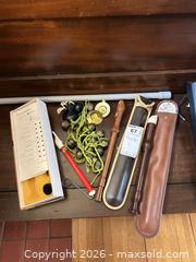 MaxSold Auction: Collection: Recorder, Sleigh Bells & Finger Cymbals with Cases B - Toronto (Ontario, Canada) Downsizing Online Auction - Cross Street