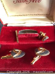 MaxSold Auction: Cufflinks and Tie Bar / Tie Clip B - Toronto (Ontario, Canada) Downsizing Online Auction - Cross Street