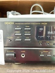MaxSold Auction: Denon DRA-395 AM/FM Stereo Receiver B - Toronto (Ontario, Canada) Downsizing Online Auction - Cross Street