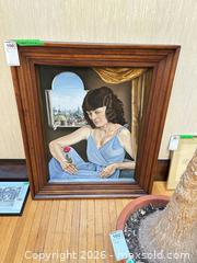 MaxSold Auction: Original 1985 Oil on Canvas by H.B. Poesiat (signed) B - Toronto (Ontario, Canada) Downsizing Online Auction - Cross Street