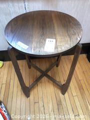 MaxSold Auction: Solid Wood Side/End Table, Traditional/Rustic, Removable Tray Top D - Toronto (Ontario, Canada) Downsizing Online Auction - Cross Street