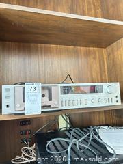 MaxSold Auction: Technics M45 Cassette Deck - Silver Brushed Aluminum B - Toronto (Ontario, Canada) Downsizing Online Auction - Cross Street