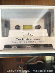 MaxSold Auction: Technics M45 Cassette Deck - Silver Brushed Aluminum B - Toronto (Ontario, Canada) Downsizing Online Auction - Cross Street