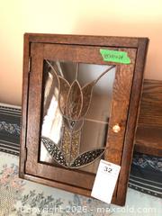 MaxSold Auction: Vintage Wood Wall Shelf with Cabinet C - Toronto (Ontario, Canada) Downsizing Online Auction - Cross Street