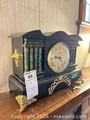 MaxSold Auction: Wood Mantel/Shelf Clock, Key-Wind Mechanical Movement B - Toronto (Ontario, Canada) Downsizing Online Auction - Cross Street