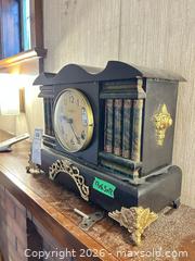 MaxSold Auction: Wood Mantel/Shelf Clock, Key-Wind Mechanical Movement B - Toronto (Ontario, Canada) Downsizing Online Auction - Cross Street