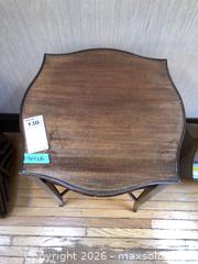 MaxSold Auction: Wood Side Table / End Table C - Toronto (Ontario, Canada) Downsizing Online Auction - Cross Street