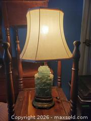 MaxSold Auction: Chinese carved jadeite quartz lamp - Toronto (Ontario, Canada) SELLER MANAGED Estate Sale Online Auction - Amelia Street