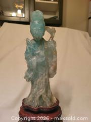 MaxSold Auction: Chinese Jadeite Goddess statue  - Toronto (Ontario, Canada) SELLER MANAGED Estate Sale Online Auction - Amelia Street
