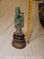 MaxSold Auction: Chinese Jadeite Goddess statue  - Toronto (Ontario, Canada) SELLER MANAGED Estate Sale Online Auction - Amelia Street
