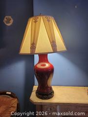 MaxSold Auction: Chinese Sang de Beouf Oxblood Vase Lamp - Toronto (Ontario, Canada) SELLER MANAGED Estate Sale Online Auction - Amelia Street