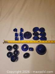 MaxSold Auction: Cobalt blue glass cellar liners - Toronto (Ontario, Canada) SELLER MANAGED Estate Sale Online Auction - Amelia Street