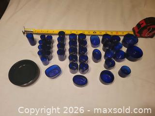MaxSold Auction: Cobalt glass condiment liners - Toronto (Ontario, Canada) SELLER MANAGED Estate Sale Online Auction - Amelia Street