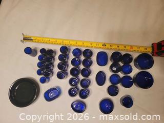 MaxSold Auction: Cobalt glass condiment liners - Toronto (Ontario, Canada) SELLER MANAGED Estate Sale Online Auction - Amelia Street