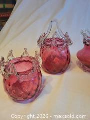 MaxSold Auction: Fenton cranberry glass basket, and potpourri bowls - Toronto (Ontario, Canada) SELLER MANAGED Estate Sale Online Auction - Amelia Street